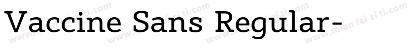 Vaccine Sans Regular字体转换